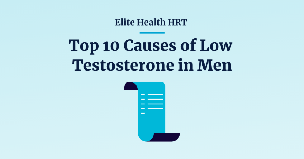 Preview Image - Top 10 Causes of Low Testosterone in Men - Elite Health HRT