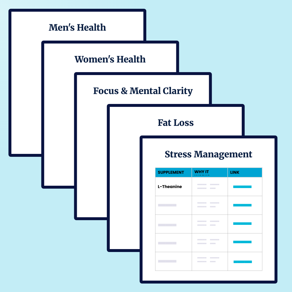 The Practical Guide to Supplements - Supplement Stacks - Cheatsheet - North Atlanta, Roswell, and Canton GA